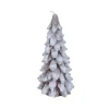 Kaars kerstboom licht bruin 20 cm