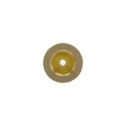 Kaars rib melt LED 7 x 15 cm goud