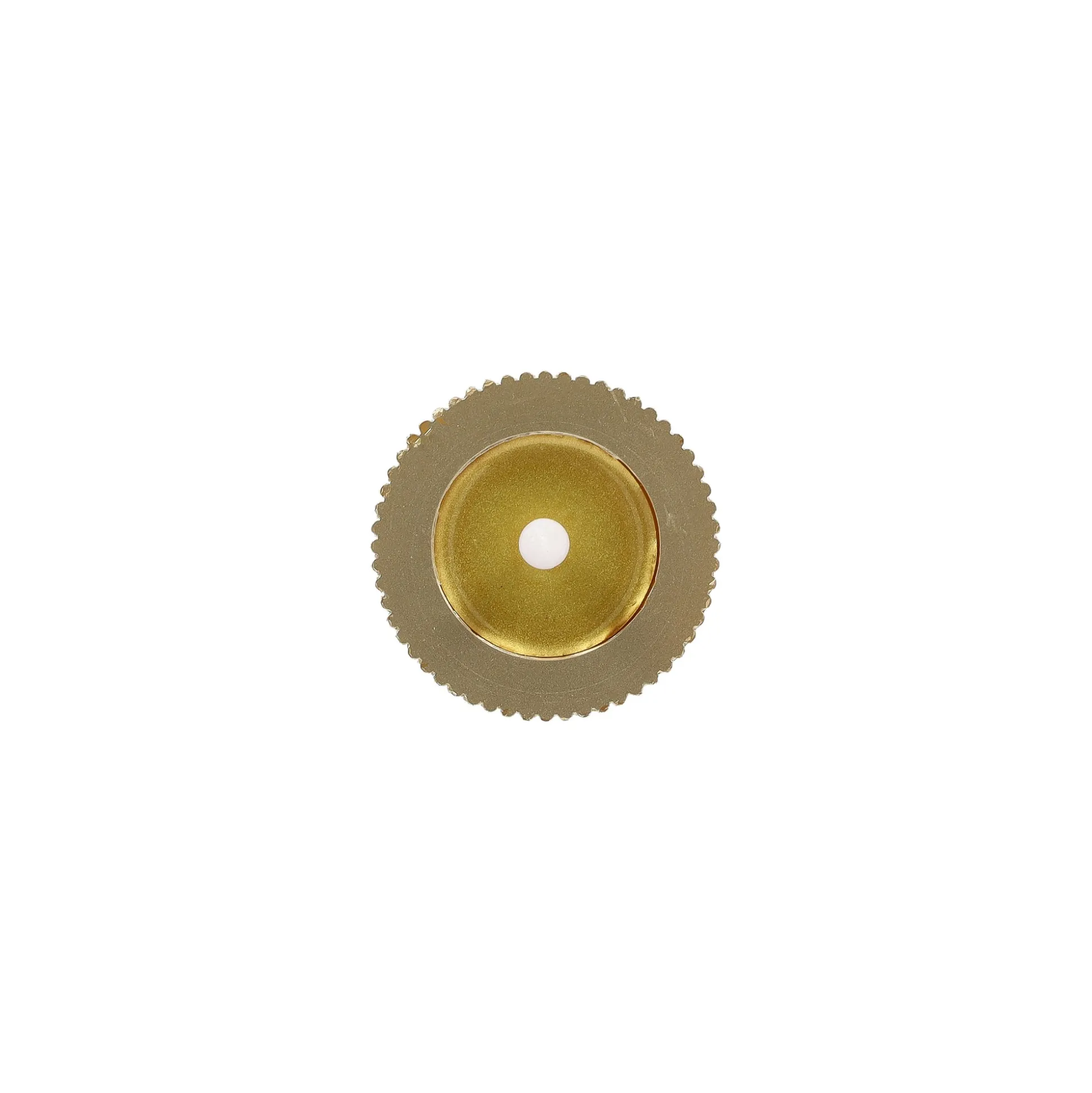 Kaars rib melt LED 7 x 15 cm goud