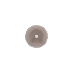 Kaars rib melt LED 7 x 15 cm taupe