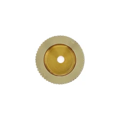 Kaars rib melt LED 7 x 10 cm goud