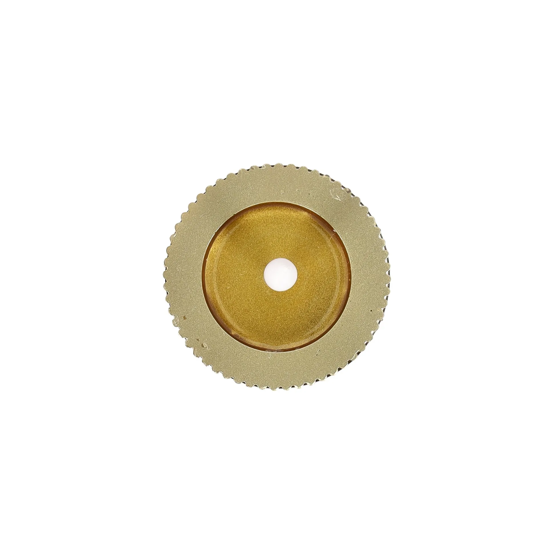 Kaars rib melt LED 7 x 10 cm goud