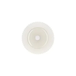 Kaars rib melt LED 7 x 10 cm wit