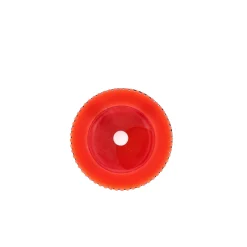 Kaars rib melt LED 7 x 10 cm rood
