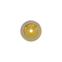 Kaars rib melt LED 7 x 12 cm goud