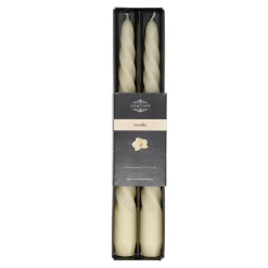 Kaars twist Vanilla 2 stuks