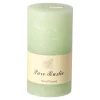 Kaars 70x130mm pastel groen O'malley