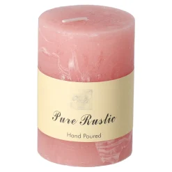 Kaars 70x100mm pastel roze O'malley