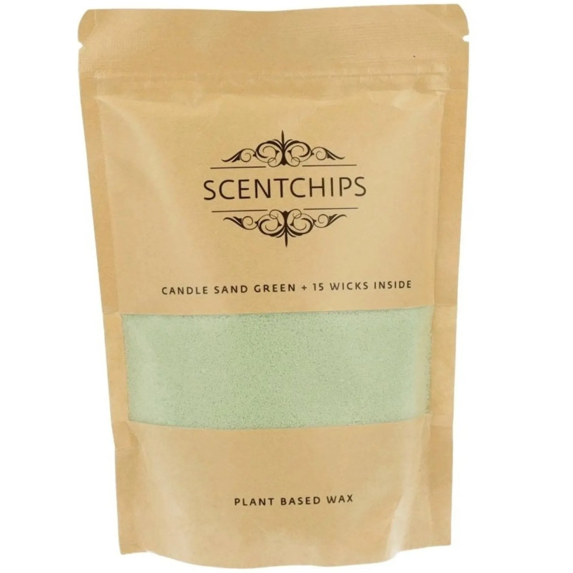 Kaarsenzand groen 250 gram Scentchips