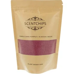 Kaarsenzand paars 250 gram Scentchips