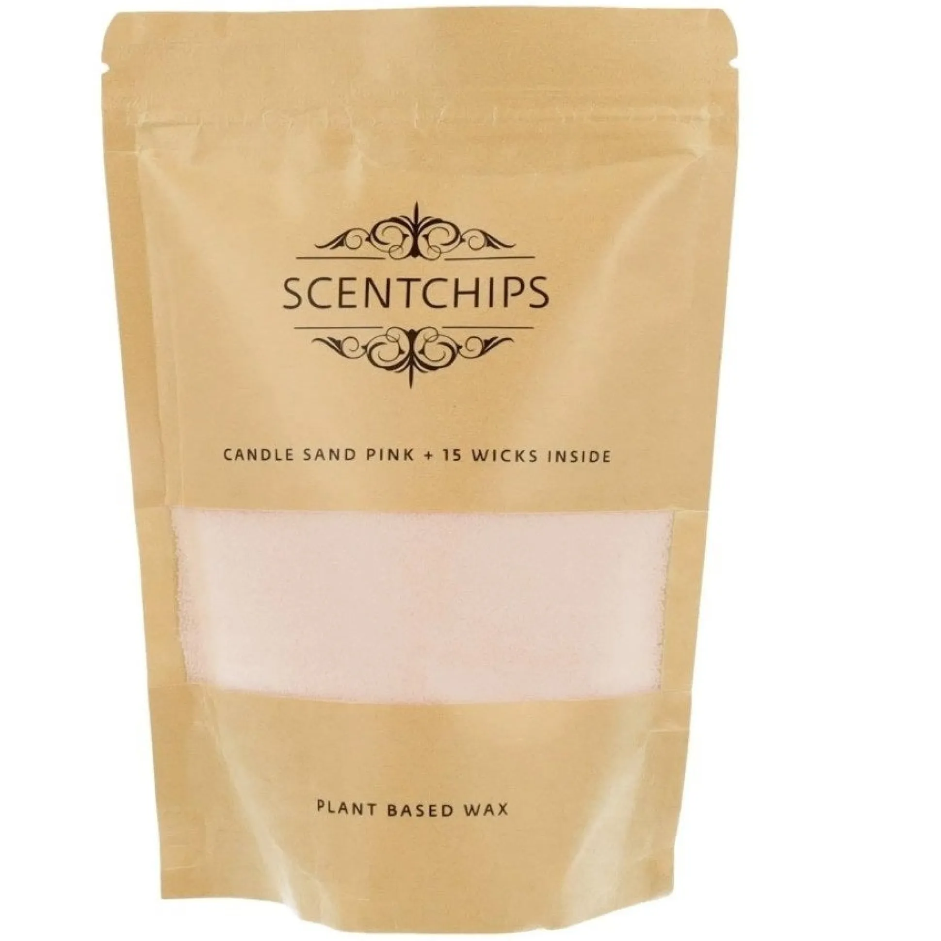 Kaarsenzand roze 250 gram Scentchips