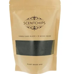 Kaarsenzand zwart 250 gram Scentchips