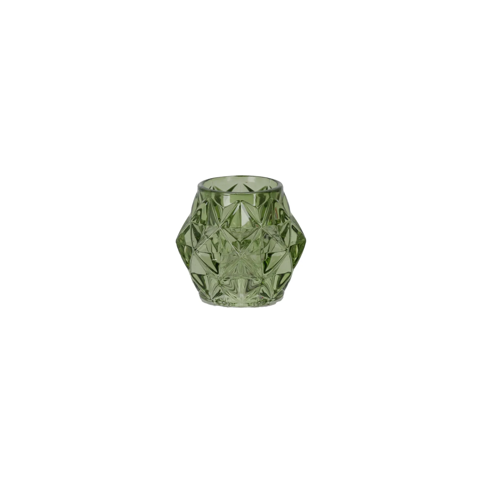 Kaarshouder glas 7 cm