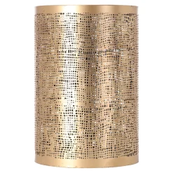 Kaarshouder Langonnet goud zwart 15 x 23 cm