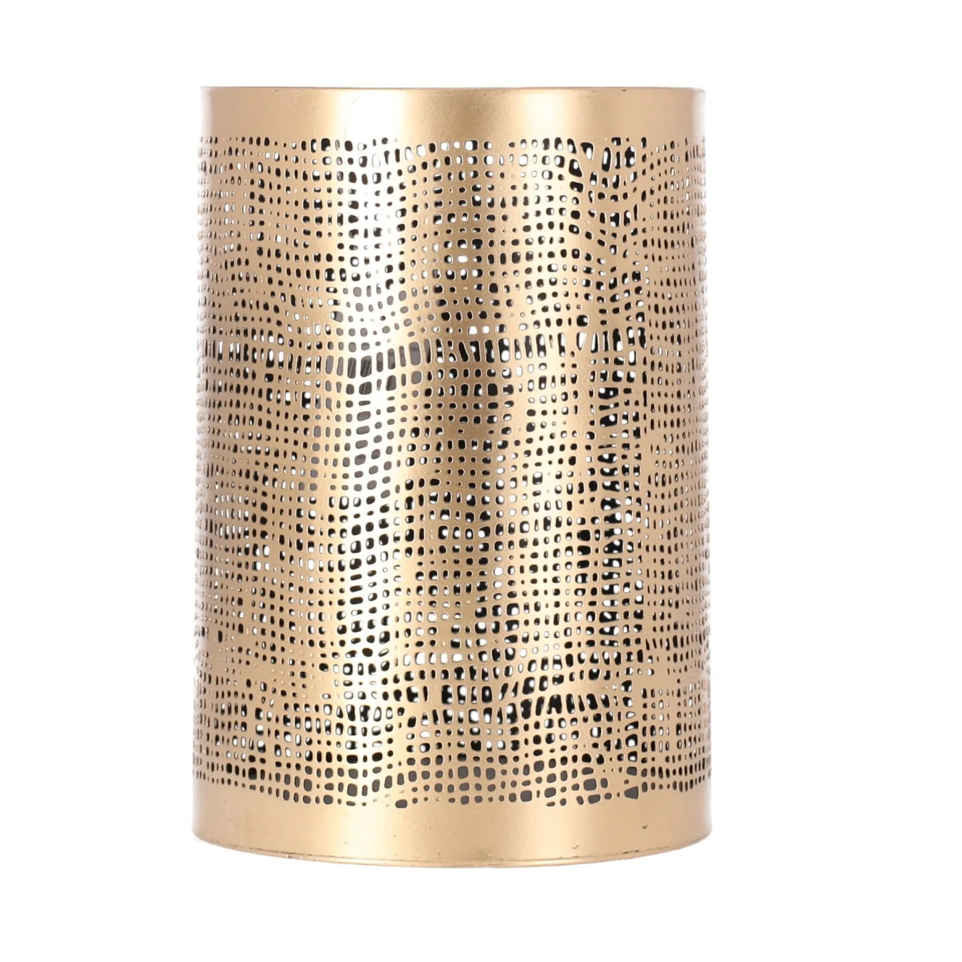 Kaarshouder Langonnet goud zwart 10 x 13 cm