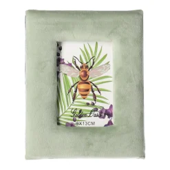 Kader fluweel groen 20 x 16 cm