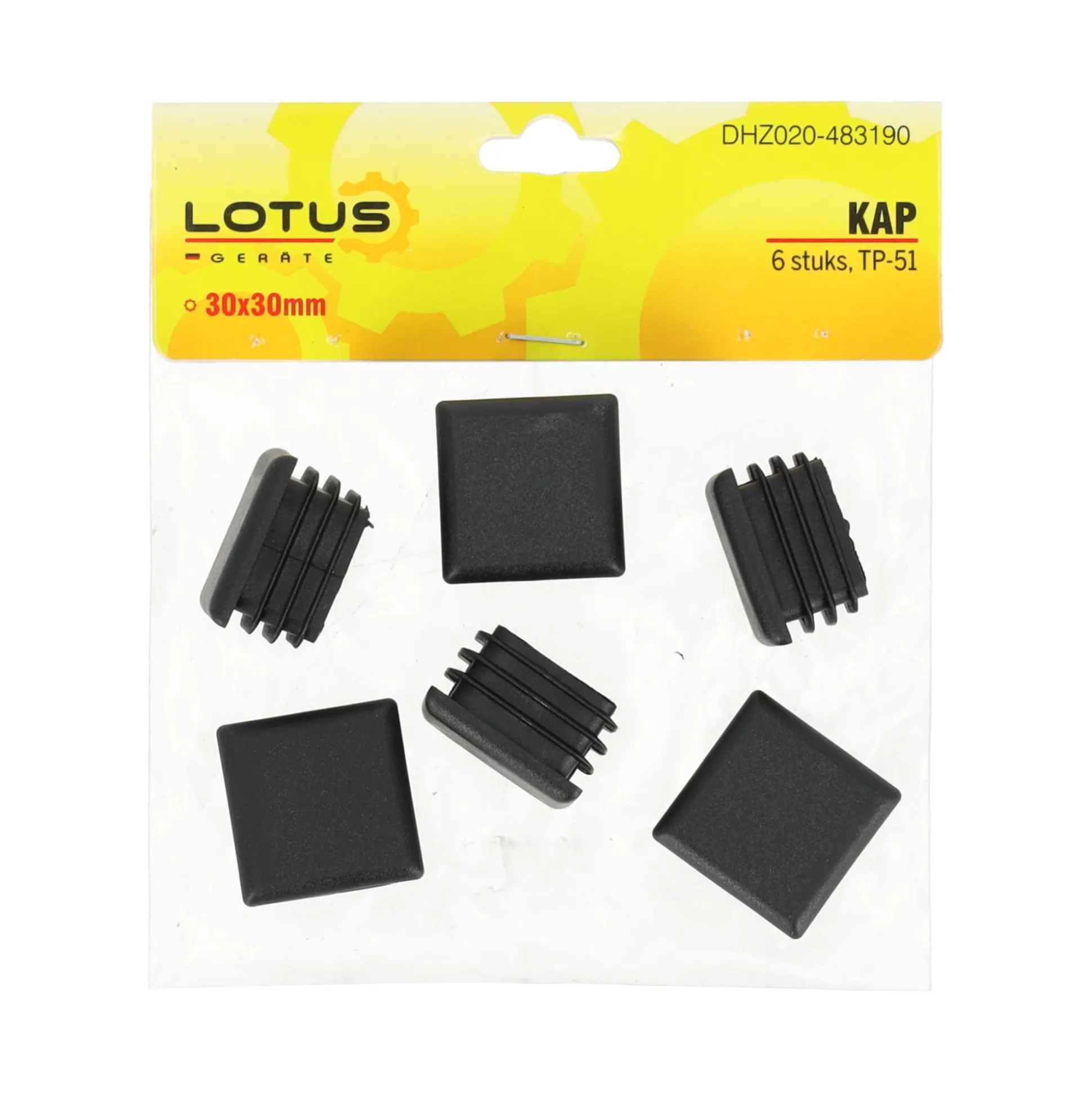 Kap 30x30mm 6st TP-51