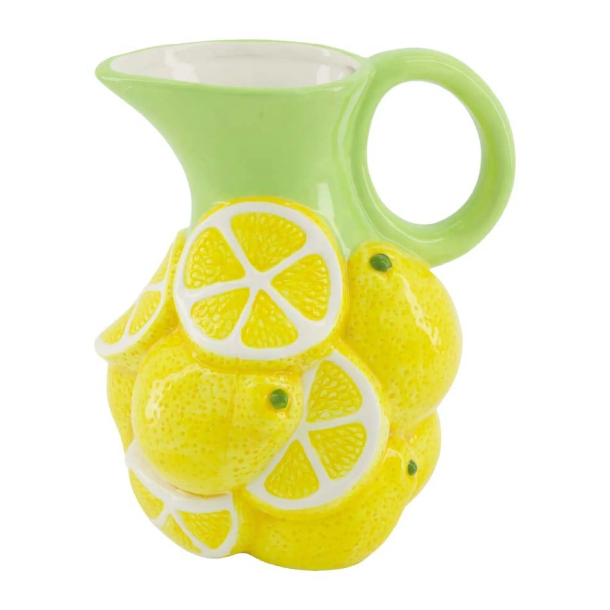 Karaf limoen keramiek 19 x 16 x 21 cm