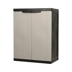 Kast bios midi 85cm zwart/grijs