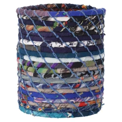 Katoenen mand 20 x 25 cm - 2 assorti