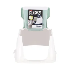 Kattenbak flipcat 50cm muntgroen