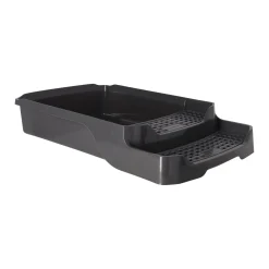Kattenbak rattan grijs FP