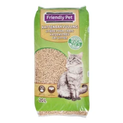 Kattenbakvulling houtkorrel 20L
