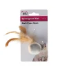 Kattenspeeltje bal+veer 5cm FP