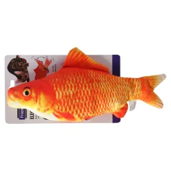Kattenspeeltje bewegende vis Flounder 30cm