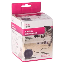 Kattenspeeltje Boula bewegende bal met muis grijs D8...