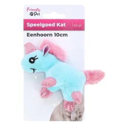 Kattenspeeltje eenhoorn 10 cm