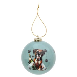 Kerstbal boxer 6 cm