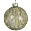 Kerstbal glas rosemarijn 8 cm