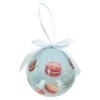 Kerstbal macaron 6 cm