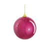 Kerstbal onbreekbaar fuchsia 10cm