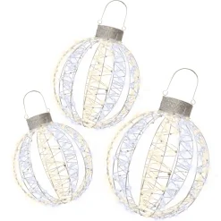 Kerstbal set 3D 40-50-60cm 800LED