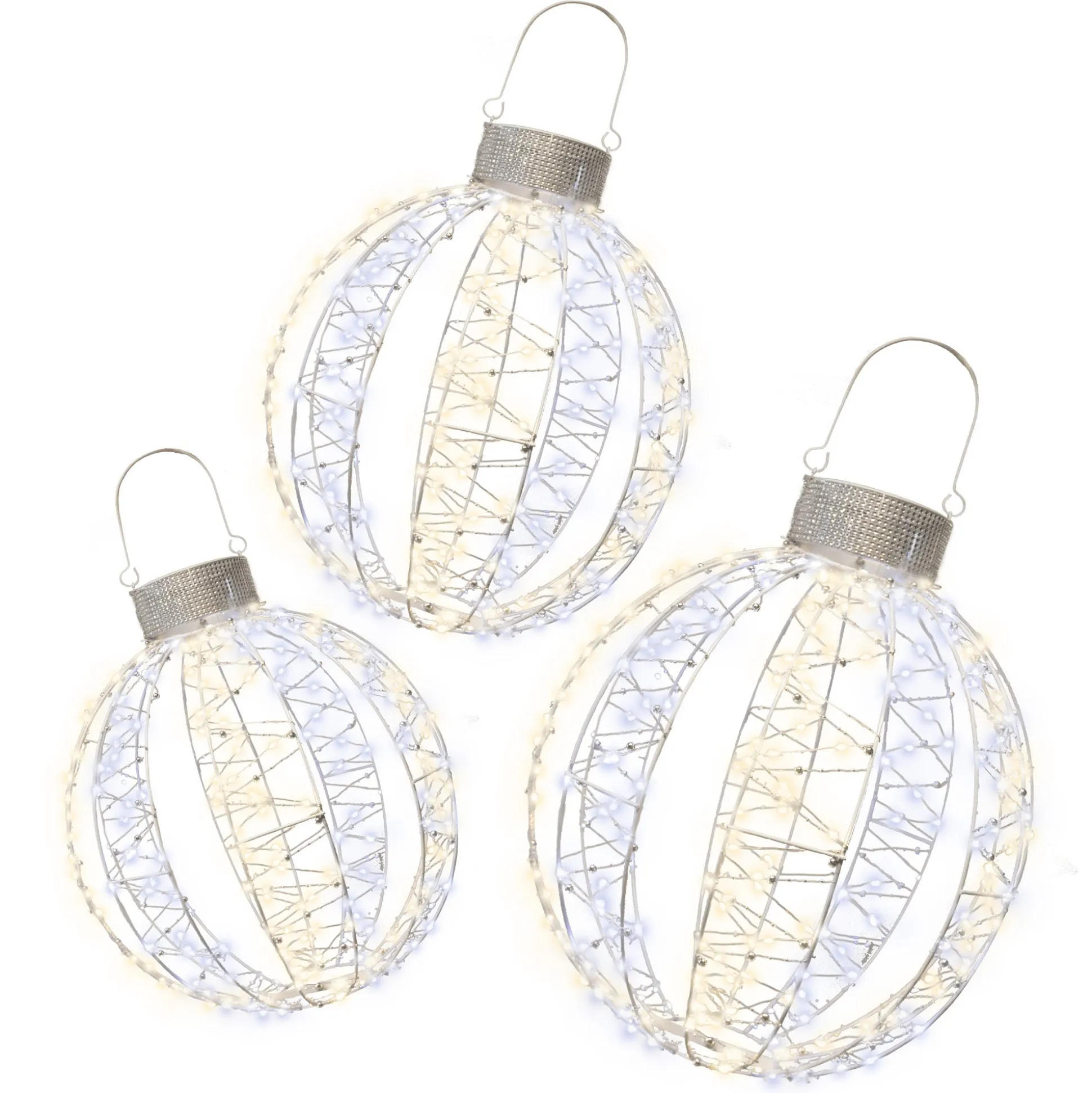Kerstbal set 3D 40-50-60cm 800LED