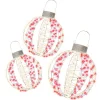 Kerstbal set 3D 40-50-60cm rood 800LED