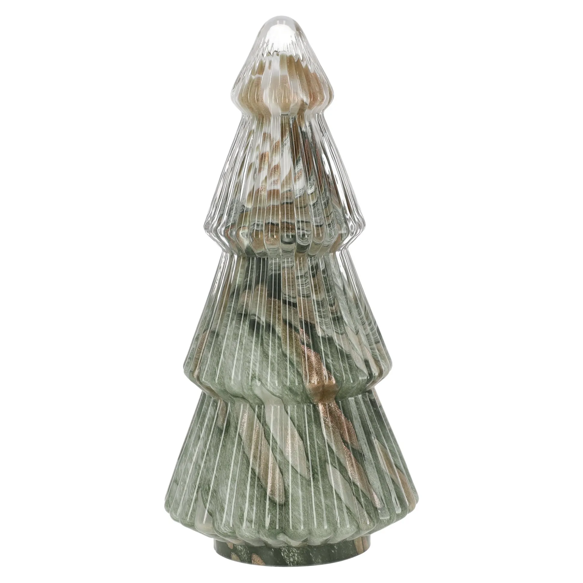 Kerstboom glas 25 cm groen
