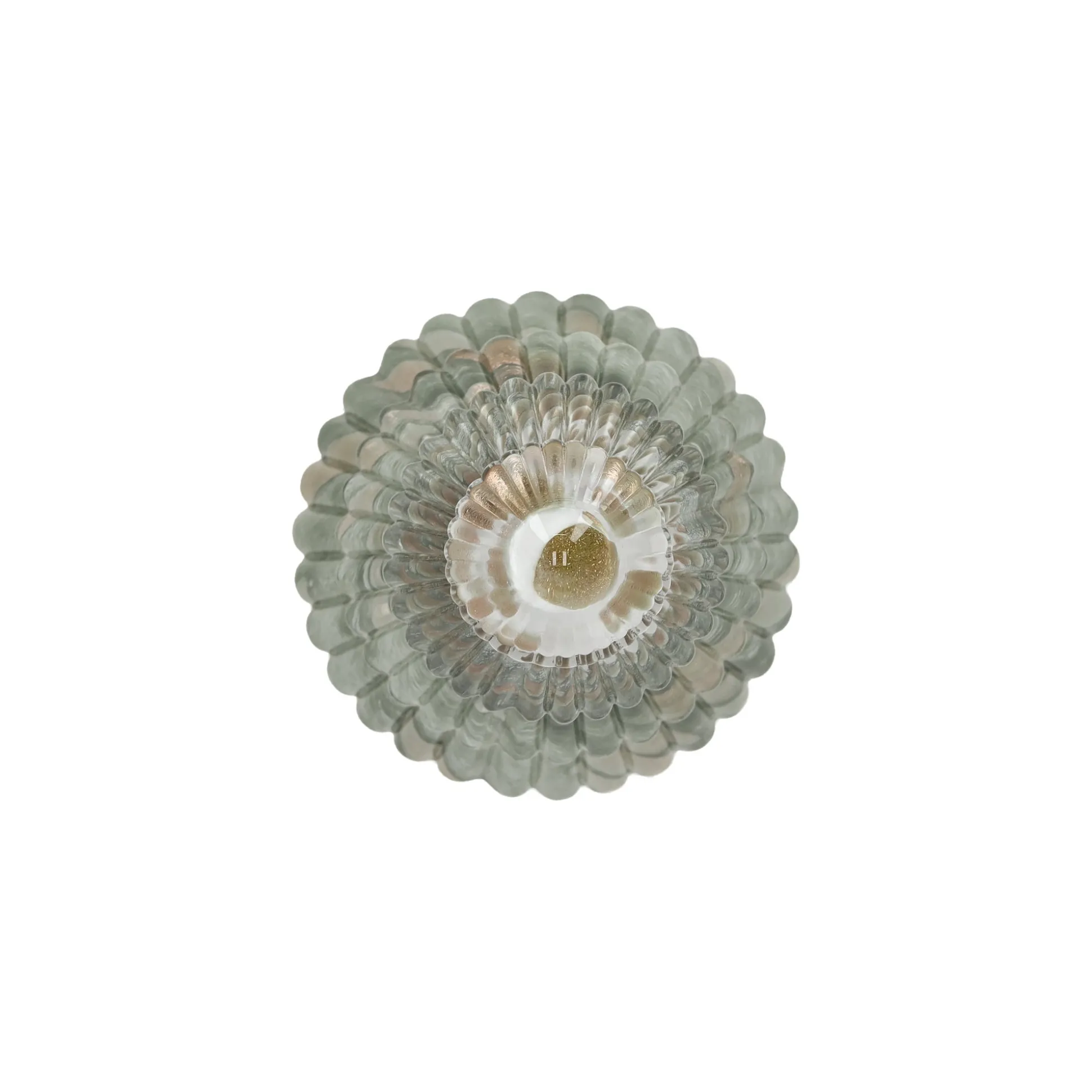 Kerstboom glas 25 cm groen
