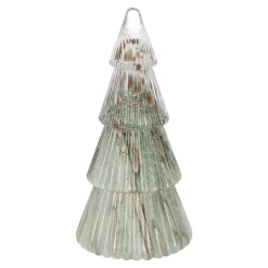 Kerstboom glas 30 cm groen