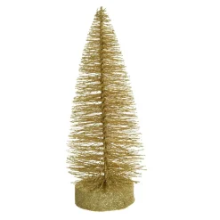 Kerstboom glitter goud 30 cm