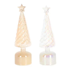 Kerstboom LED 32 cm goud of wit