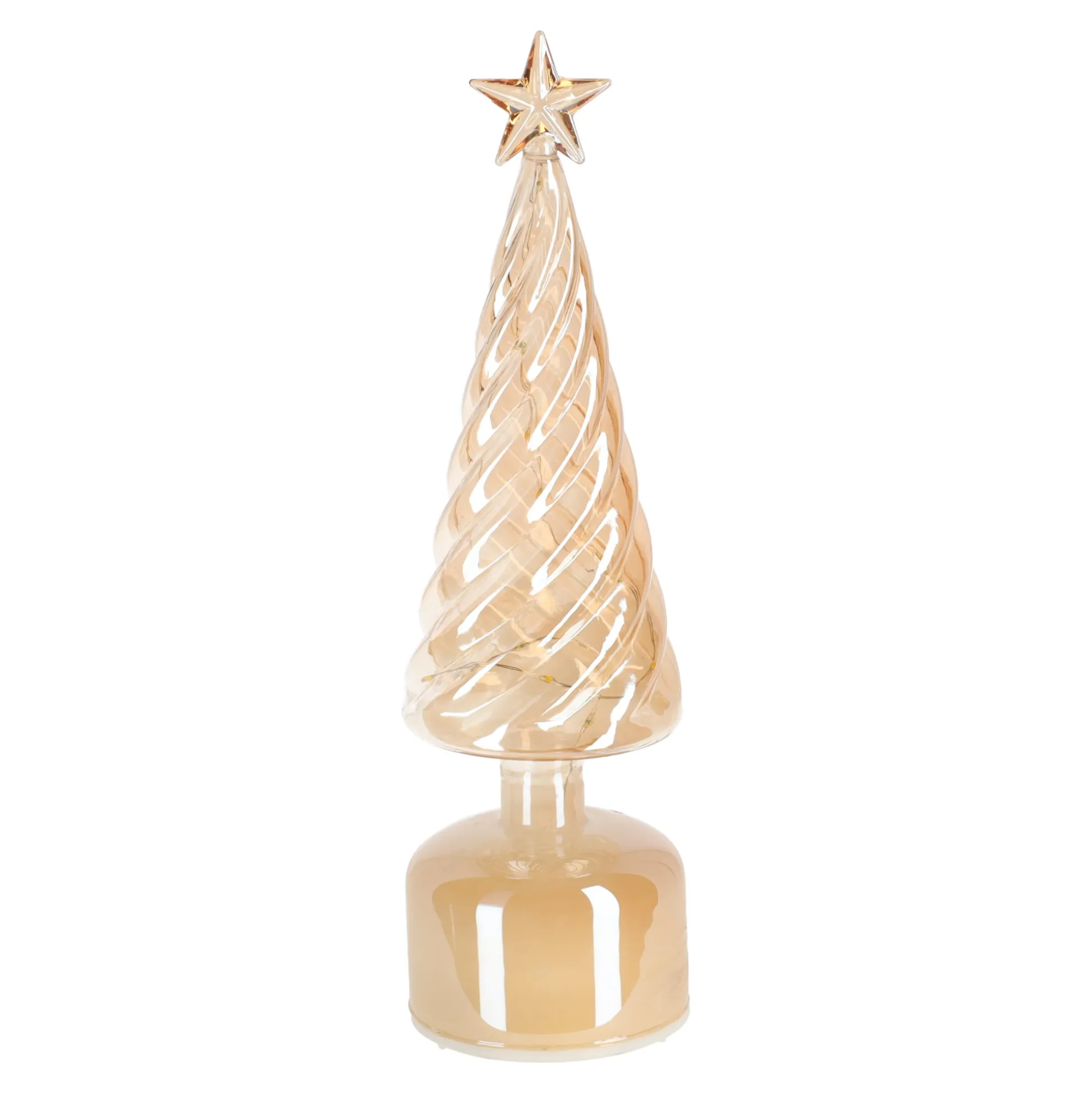 Kerstboom LED 32 cm goud of wit