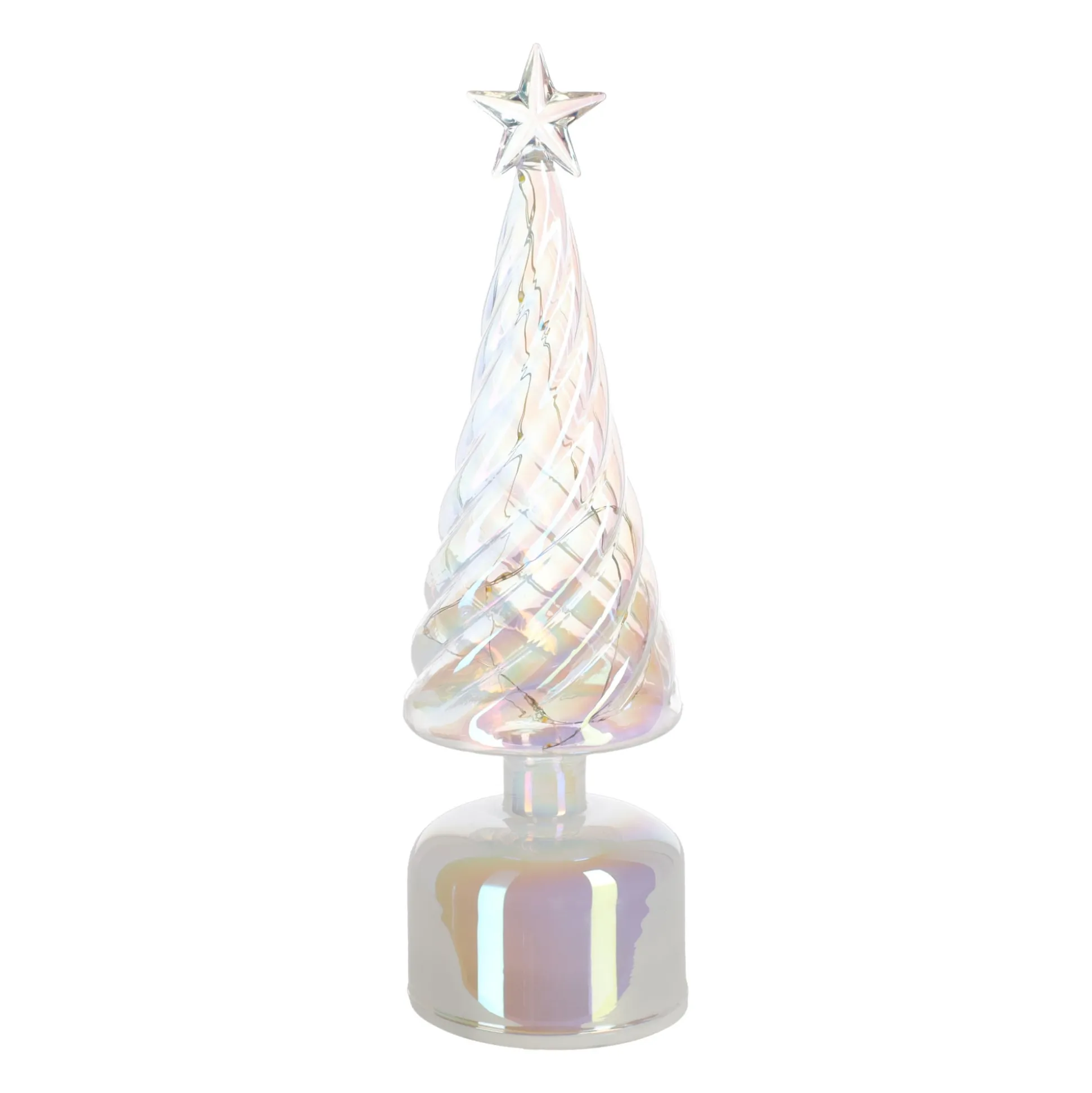 Kerstboom LED 32 cm goud of wit