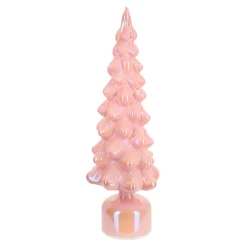 Kerstboom LED 40 cm roze, wit of goud