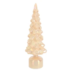 Kerstboom LED 40 cm roze, wit of goud
