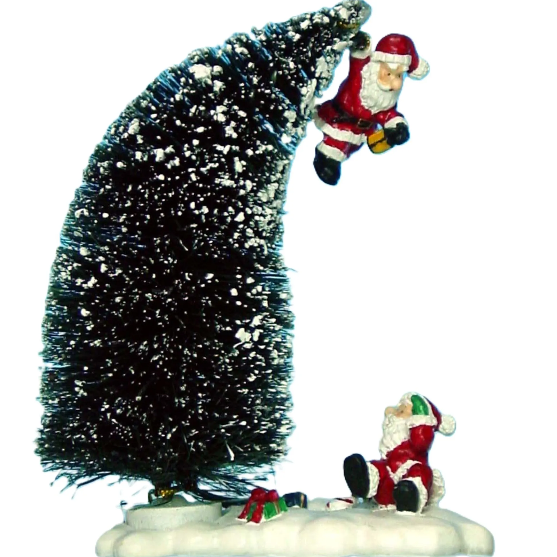 Kerstboom met kerstman