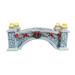 Kerstdorp brug 15x7x6cm