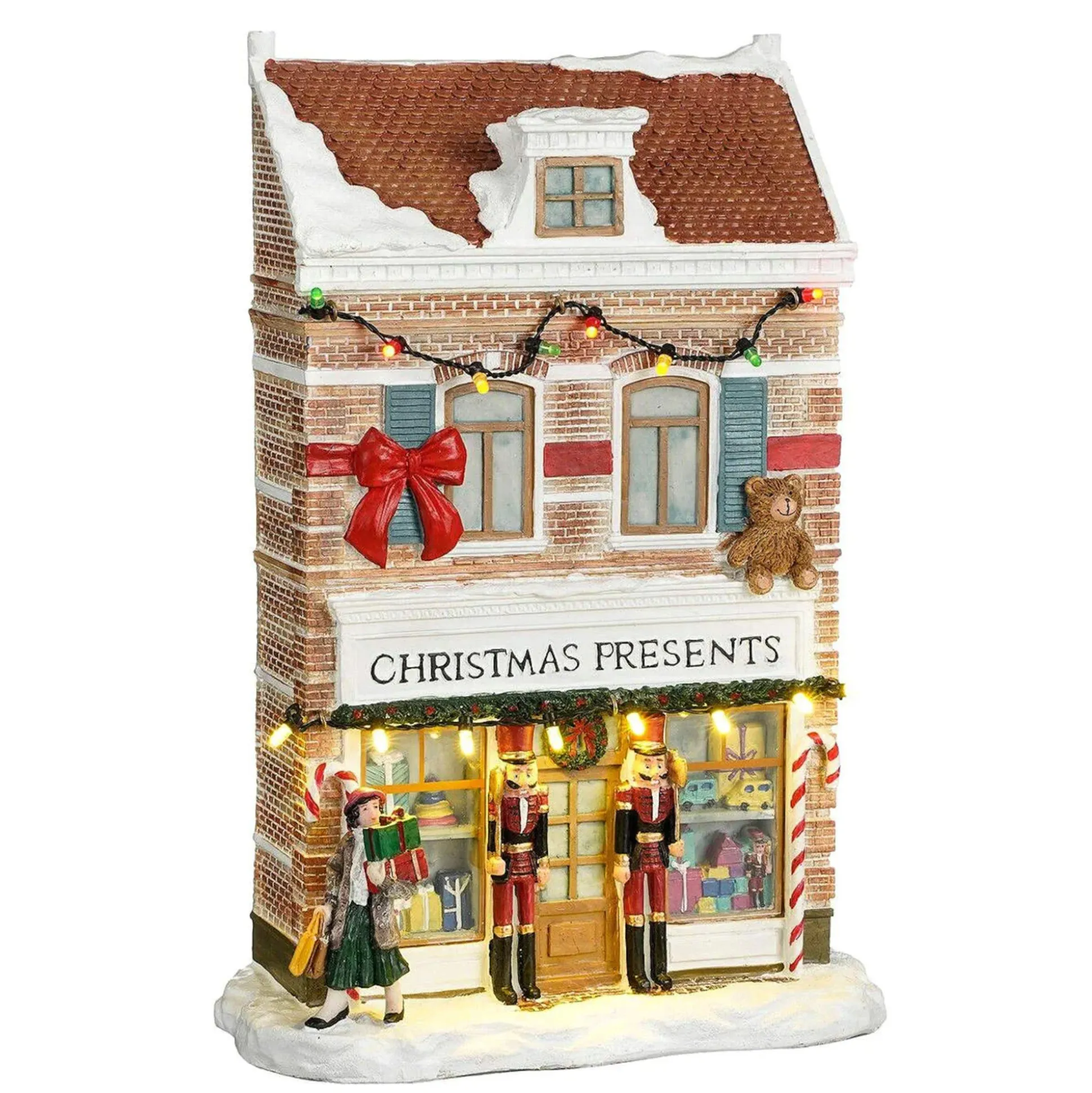 Kerstdorp Cadeauwinkel 19x9x26cm